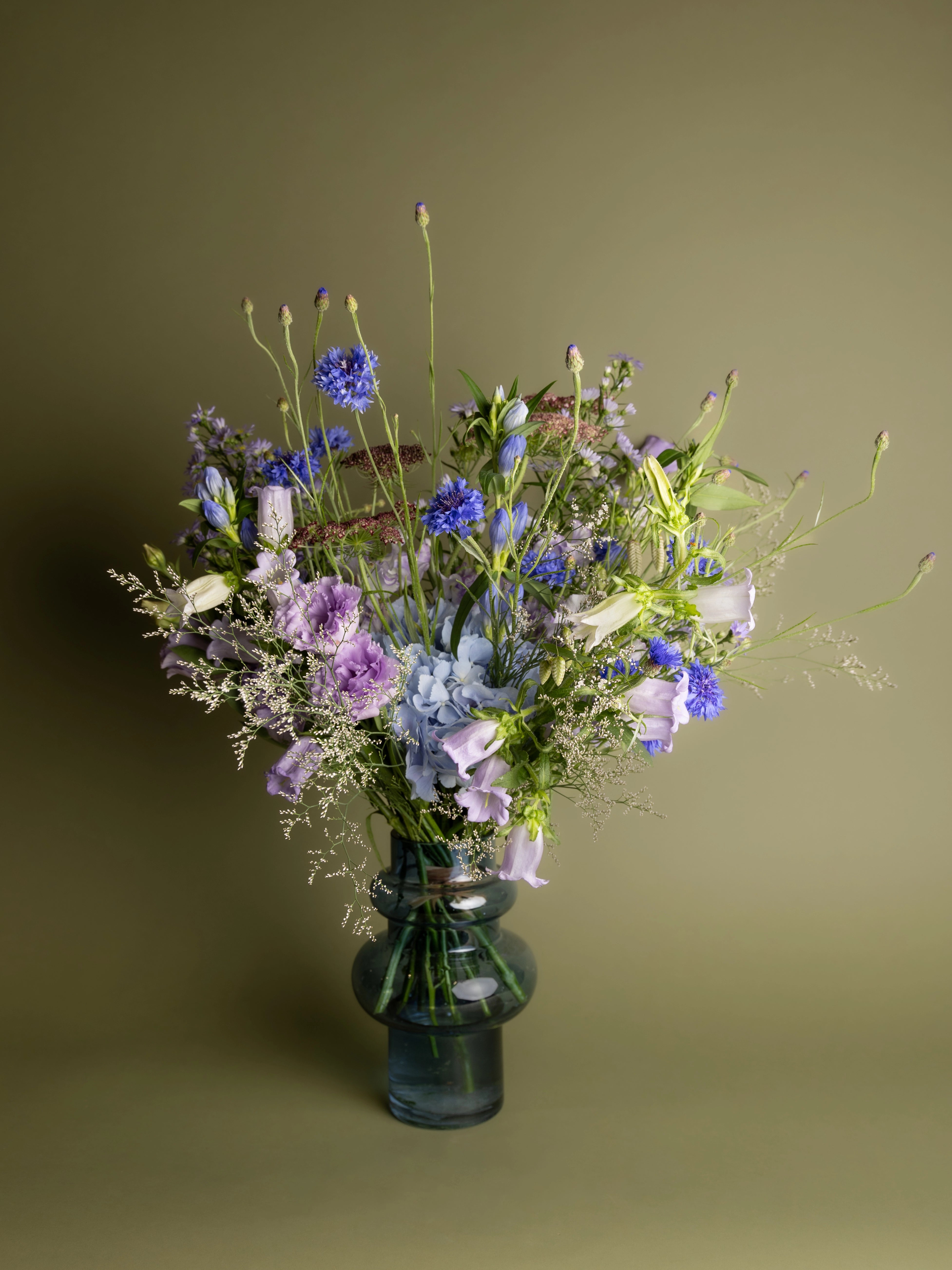 Bouquet de fleurs Évasion bleue